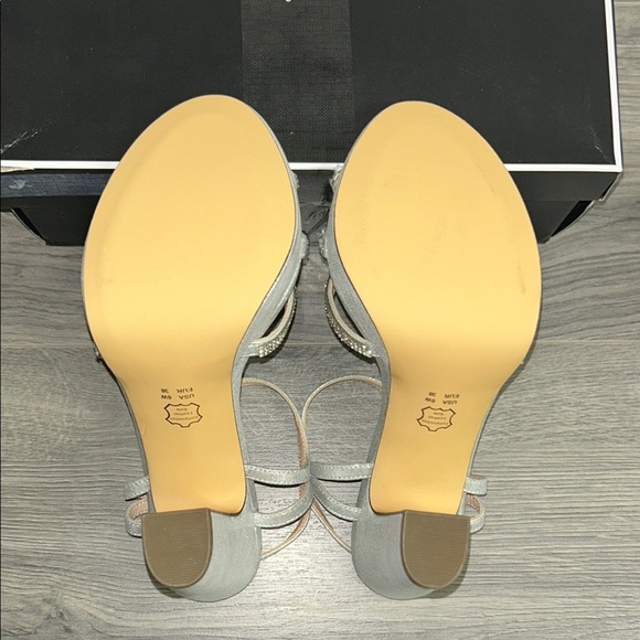 Nina Women's Saralyn Platform Block Heel Evening Sandals (WIDE) - Picture 7 of 7